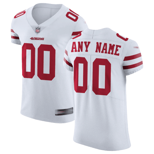 Nike San Francisco 49ers Away White Team Stitched Jersey