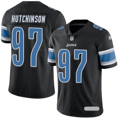Nike Detroit Lions Alternate Black Team Stitched Jersey