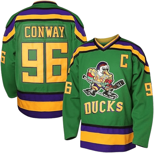 The Mighty Ducks Movie Green Jersey
