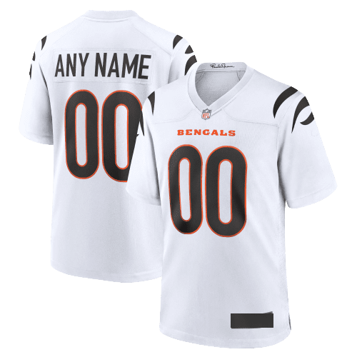 Nike Cincinnati Bengals Away White Team Stitched Jersey