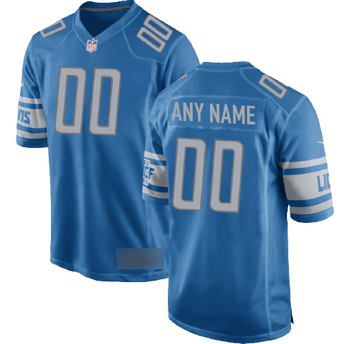 Nike Detroit Lions Home Blue Team Stitched Jersey