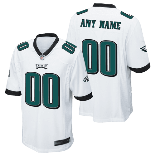 Nike Philadelphia Eagles Away White Team Stitched Jersey