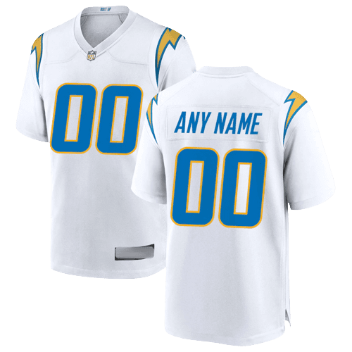 Nike Los Angeles Chargers Away White Team Stitched Jersey