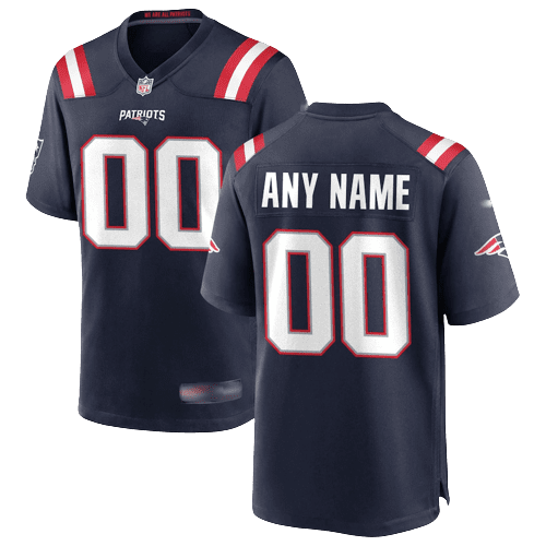 Nike New England Patriots Home Navy Team Stitched Jersey