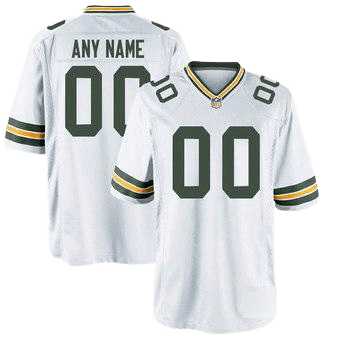 Nike Green Bay Packers Away White Team Stitched Jersey