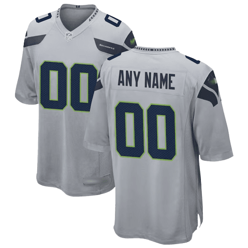 Nike Seattle Seahawks Gray Alternate Team Stitched Jersey