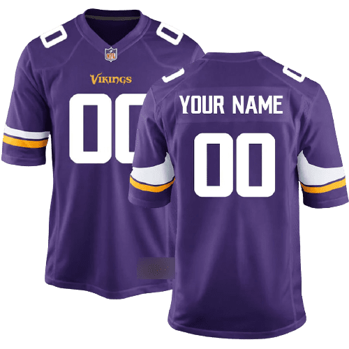 Nike Minnesota Vikings Home Purple Team Stitched Jersey