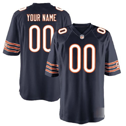 Nike Chicago Bears Home Navy Team Stitched Jersey