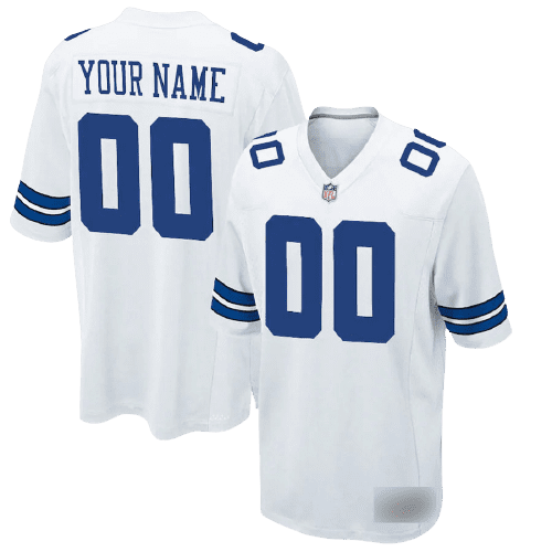 Nike Dallas Cowboys Away White Team Stitched Jersey