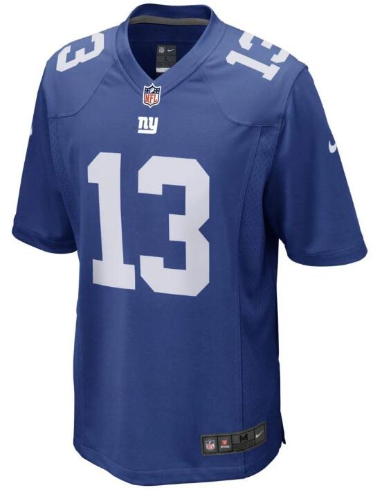 Nike New York Giants #13 Odell Beckham Jr Gray Men's Stitched NFL Limited Gridiron Gray II Jersey Men's - Image 2