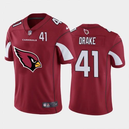 Arizona Cardinals #41 Kenyan Drake Red Nike Big Team Logo Player Vapor Limited NFL Jersey
