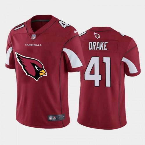 Arizona Cardinals #41 Kenyan Drake Red Nike Big Team Logo Vapor Limited NFL Jersey