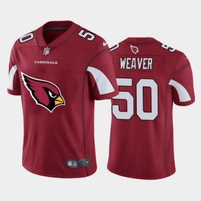 Arizona Cardinals #50 Evan Weaver Red Nike Big Team Logo Vapor Limited NFL Jersey