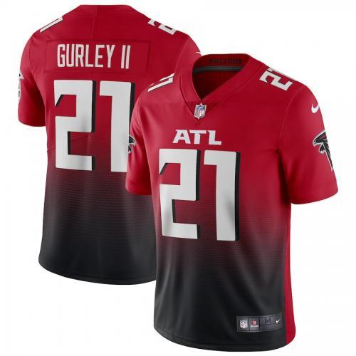 Atlanta Falcons #21 Todd Gurley II Nike Red 2nd Alternate 2020 Vapor Untouchable Limited NFL Jersey