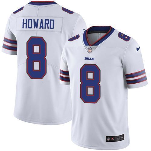 Buffalo Buffalo Bills #8 O. J. Howard White Stitched NFL Vapor Untouchable Limited Jersey