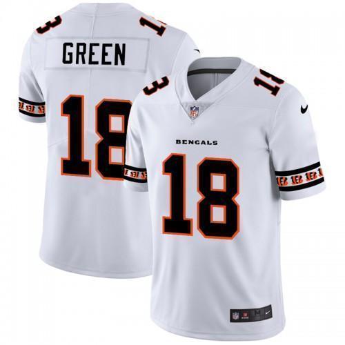 Cincinnati Cincinnati Bengals #18 A.J. Green Nike White Team Logo Vapor Limited NFL Jersey