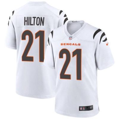 Cincinnati Cincinnati Bengals #21 Mike Hilton White Nike Alternate Game Jersey