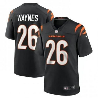 Cincinnati Cincinnati Bengals #26 Trae Waynes Black Nike Alternate Game Jersey