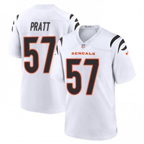 Cincinnati Cincinnati Bengals #57 Germaine Pratt White Nike Alternate Game Jersey