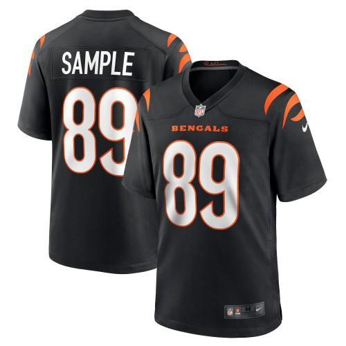 Cincinnati Cincinnati Bengals #89 Drew Sample Black Nike Alternate Game Jersey