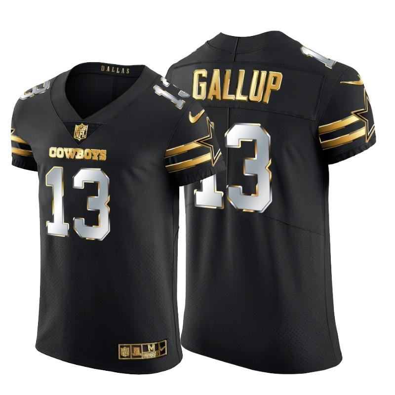 Dallas Cowboys #13 Michael Gallup Nike Black Edition Vapor Untouchable Elite NFL Jersey