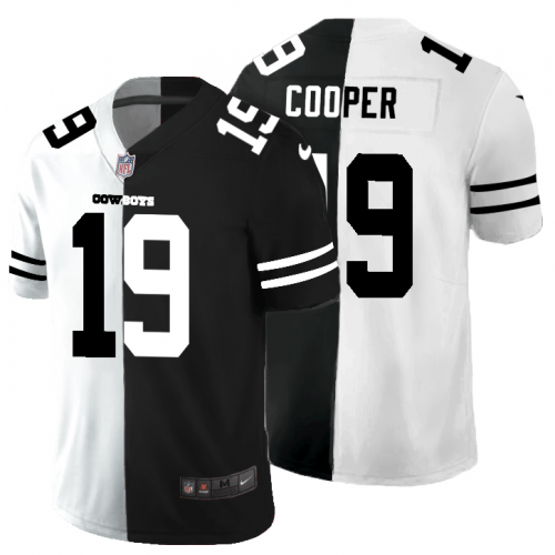 Dallas Cowboys #19 Amari Cooper Black V White Peace Split Nike Vapor Untouchable Limited NFL Jersey