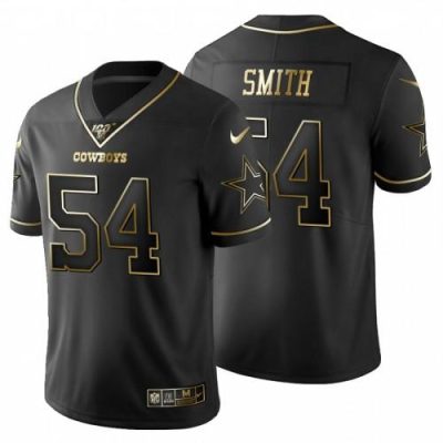 Dallas Cowboys #54 Jaylon Smith Nike Black Golden Limited NFL 100 Jersey
