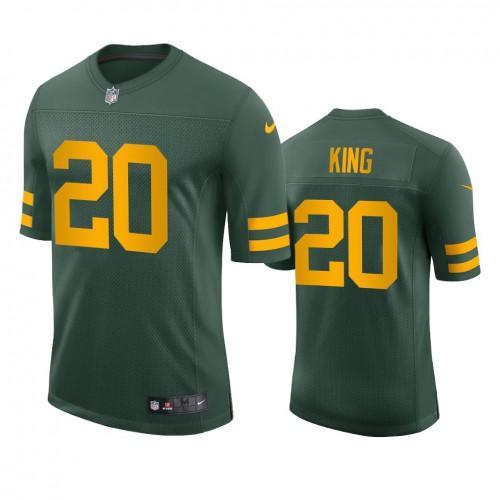 Green Bay Packers #20 Kevin King Nike Alternate Vapor Limited Player Jersey - Green