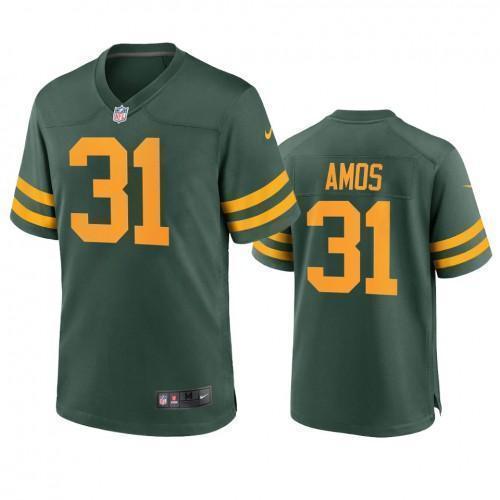 Green Bay Packers #31 Adrian Amos Nike Alternate Game Player Jersey - Green