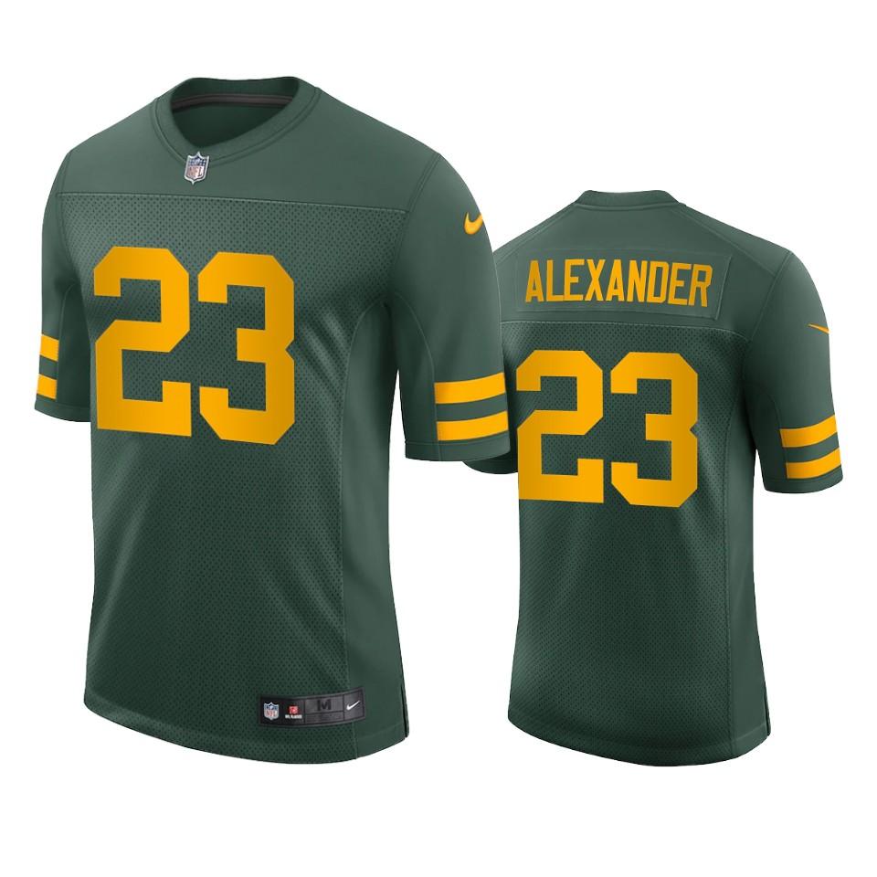 Green Bay Packers #23 Jaire Alexander Nike Alternate Vapor Limited Player Jersey - Green