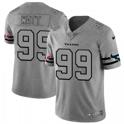 Houston Houston Texans #99 J.J. Watt Nike Gray Gridiron II Vapor Untouchable Jersey