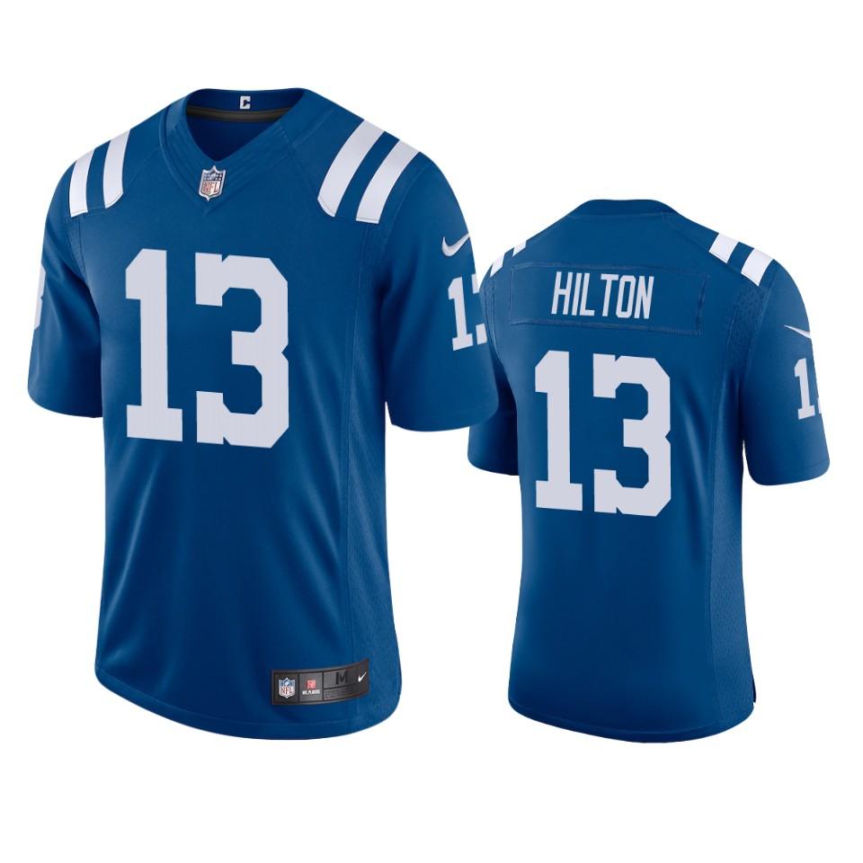 Indianapolis Colts #13 T.Y. Hilton Nike Royal 2020 Vapor Limited Jersey