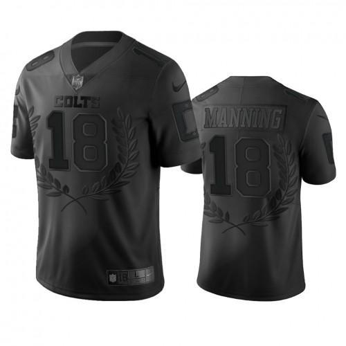 Indianapolis Indianapolis Colts #18 Peyton Manning Nike Black NFL MVP Limited Edition Jersey