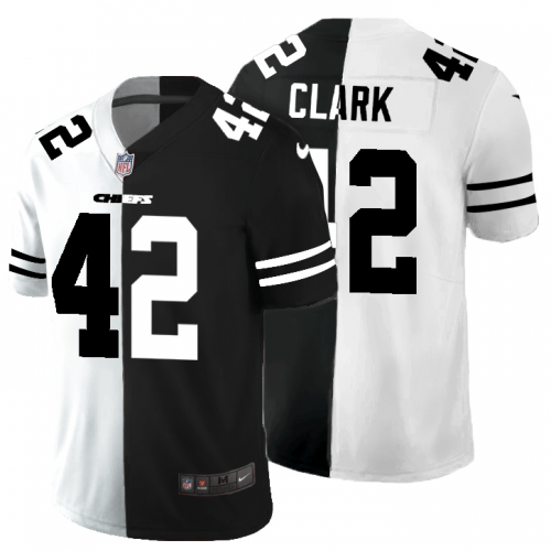 Kansas City Kansas City Chiefs #42 Anthony Sherman Black V White Peace Split Nike Vapor Untouchable Limited NFL Jersey