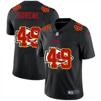 Kansas City Kansas City Chiefs #49 Daniel Sorensen Nike Team Logo Dual Overlap Limited NFL Jersey Black