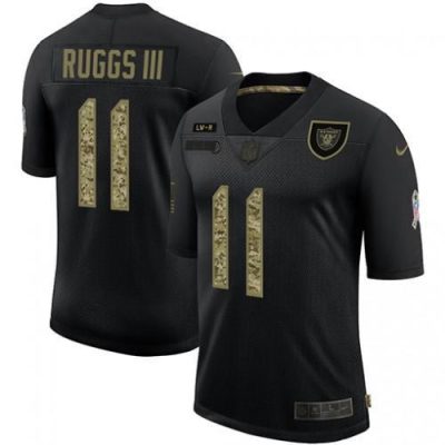 Las Vegas Raiders #11 Henry Ruggs III Nike 2020 Salute To Service Camo Limited NFL Jersey Black