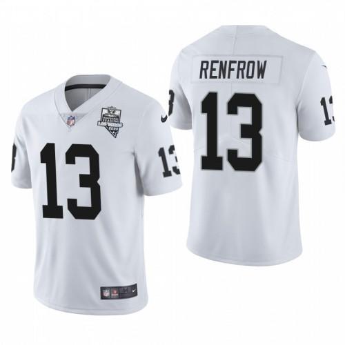 Las Vegas Raiders #13 Hunter Renfrow Nike 2020 Inaugural Season Vapor Limited NFL Jersey White