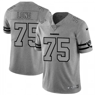 Las Vegas Raiders #75 Howie Long Nike Gray Gridiron II Vapor Untouchable Limited NFL Jersey