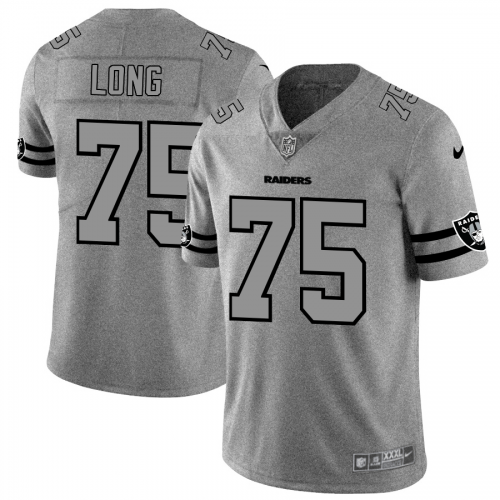 Las Vegas Raiders #75 Howie Long Nike Gray Gridiron II Vapor Untouchable Limited NFL Jersey