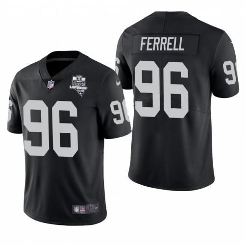 Las Vegas Raiders #96 Clelin Ferrell Nike 2020 Inaugural Season Vapor Limited NFL Jersey Black
