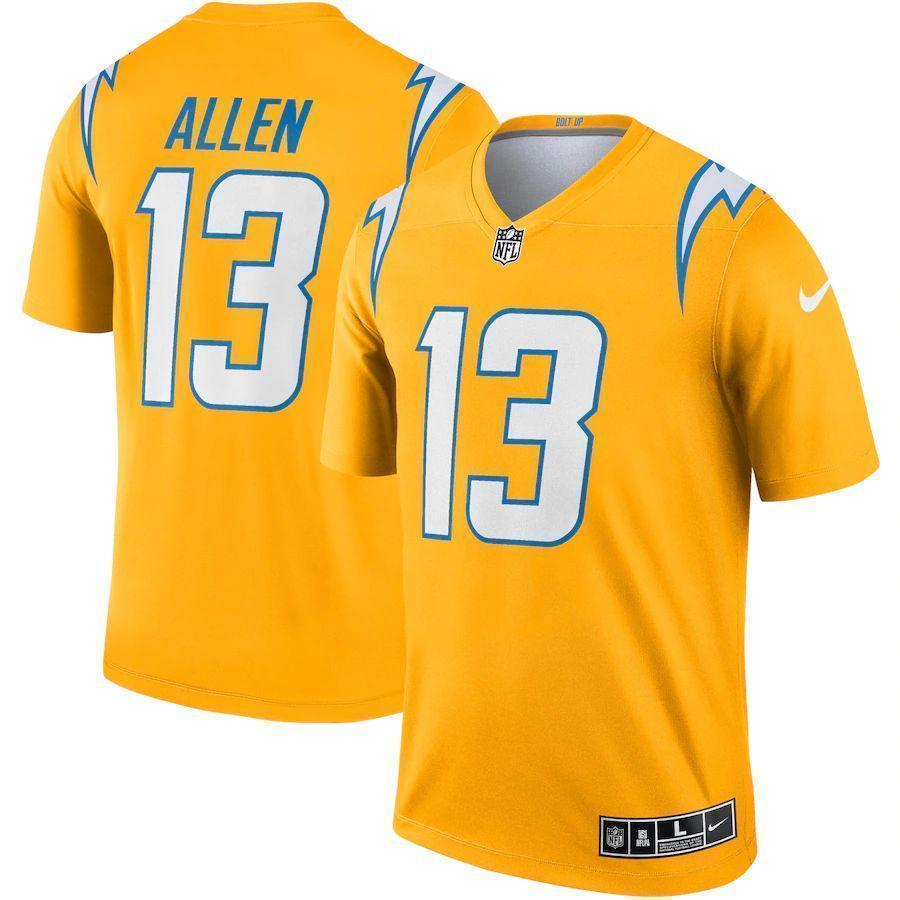 Los Angeles Chargers #13 Keenan Allen Nike Gold Inverted Legend Jersey