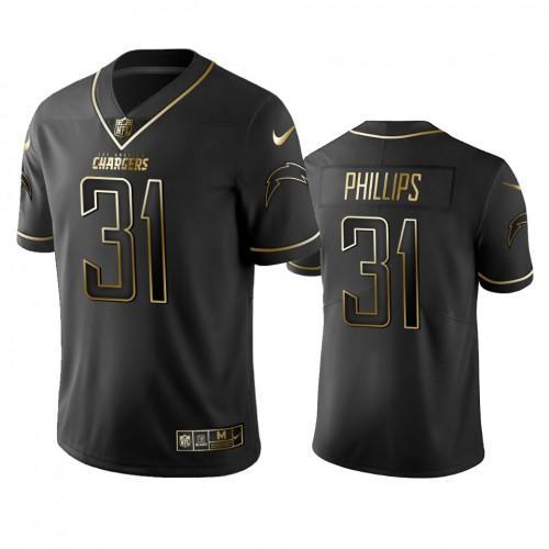 Los Angeles Chargers #31 Adrian Phillips Stitched NFL Vapor Untouchable Limited Black Golden Jersey