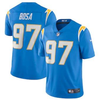 Los Angeles Chargers #97 Joey Bosa Nike Powder Blue 2020 Vapor Limited Jersey