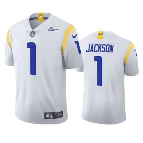 Los Angeles Rams #1 Desean Jackson Nike Vapor Limited NFL Jersey - White