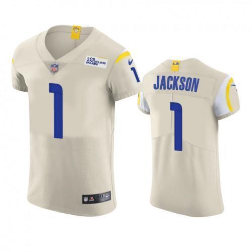 Los Angeles Rams #1 Desean Jackson Nike Vapor Elite Player NFL Jersey - Bone