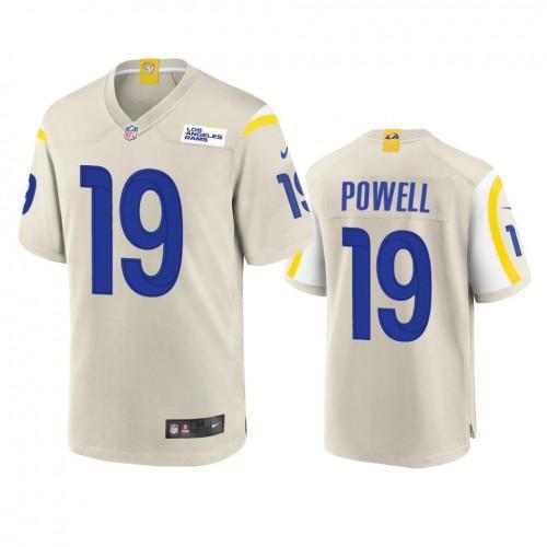 Los Angeles Rams #19 Brandon Powell Nike Game NFL Jersey - Bone