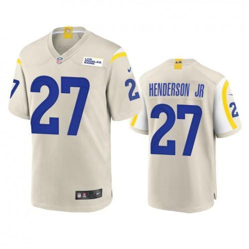 Los Angeles Rams #27 Darrell Henderson Nike Game NFL Jersey - Bone