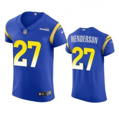 Los Angeles Rams #27 Darrell Henderson Nike Vapor Elite Player NFL Jersey - Royal