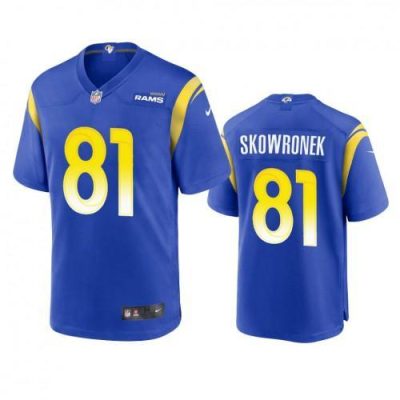Los Angeles Rams #81 Ben Skowronek Nike Game NFL Jersey - Royal
