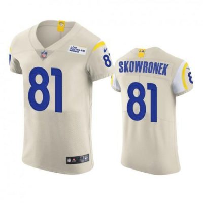 Los Angeles Rams #81 Ben Skowronek Nike Vapor Elite Player NFL Jersey - Bone